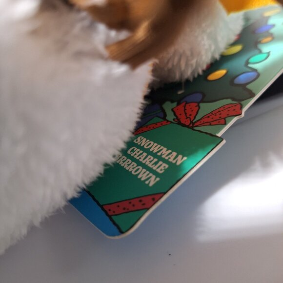 NWT Bark Snowman Charlie Brown Dog Toy All Dog Sizes - Picture 3 of 3